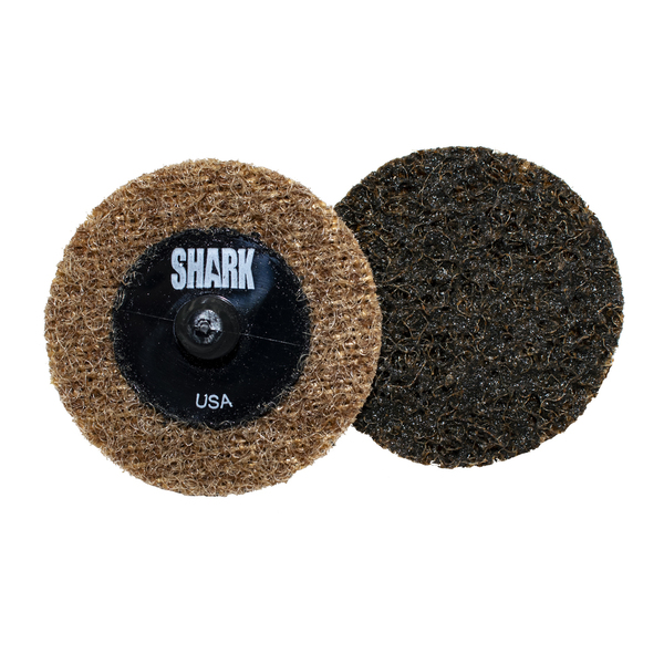 Shark Industries 2" Coarse/Brown Surface Conditioning Discs - 50 Pk 13003